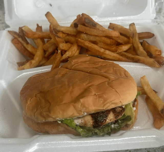 Grilled Chicken Sandwich.